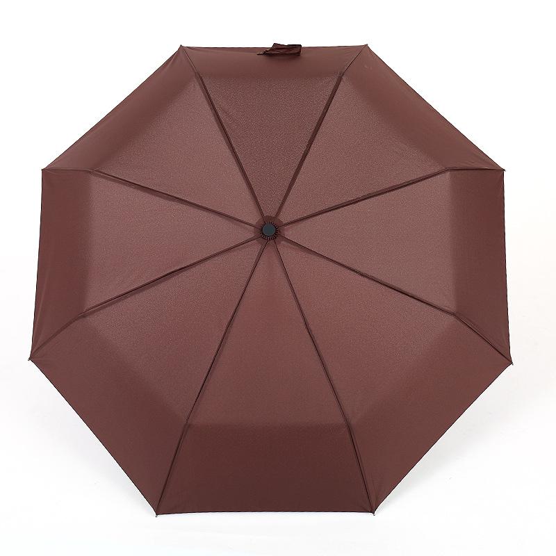 8-Bone three-fold fully automatic folding model, three-fold bumper cloth, umbrella fixed.