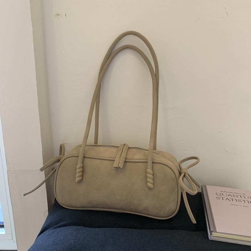 

Сумка-тоут под мышкой для работы, женская, большой вместимости, новинка 2025 года, осенне-зимний нишевый дизайн, ретро сумка-подушка на плечо хаки