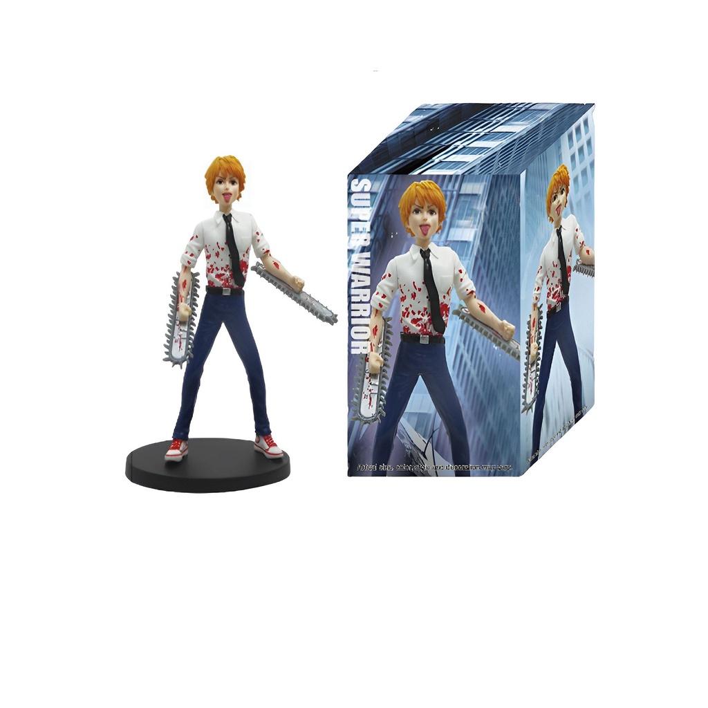 Wspaniała Figurka Zabawka Denji Chainsaw Man 18cm