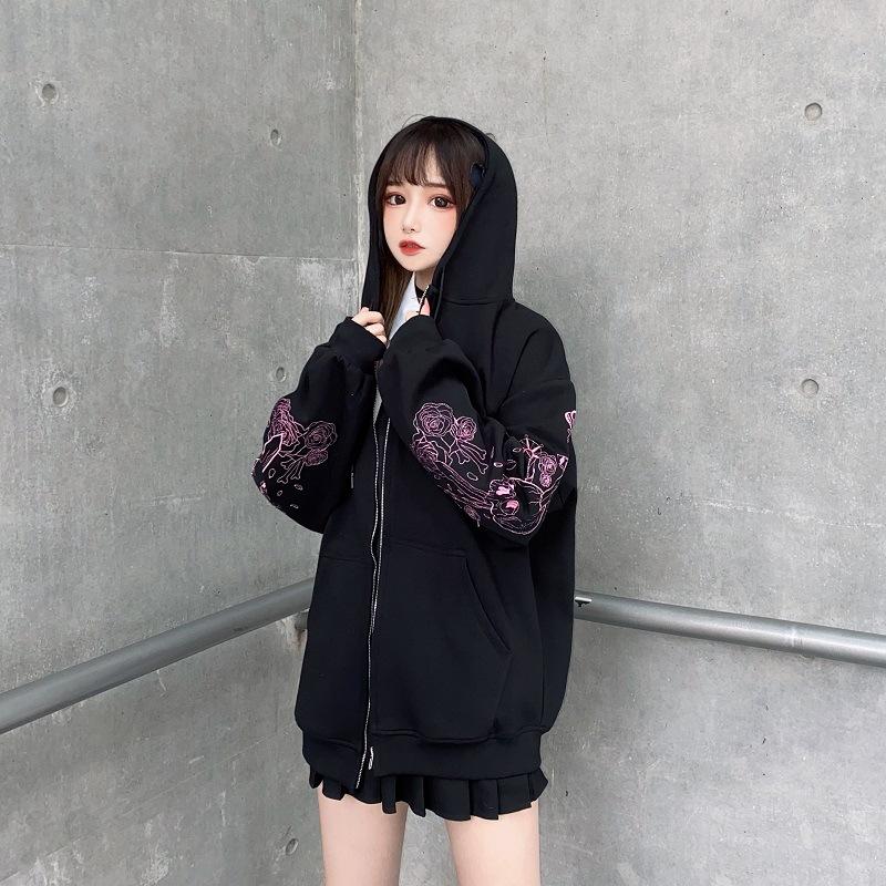Sudadera Negra Capucha Logotipo Integral Negro Mujer | Suéteres \u0026 Sudaderas  The Kooples · KSClasses