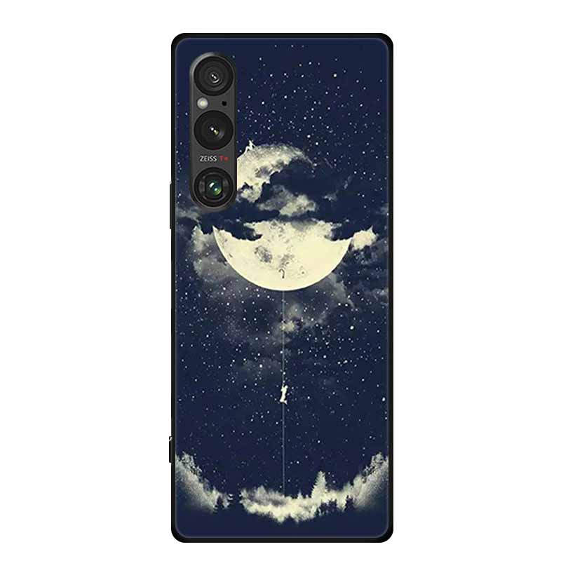 Etui na Sony Xperia 1 VI, luksusowe, miękkie silikonowe etui z TPU na tył telefonu Sony Xperia 1 VI 5G, urocze, odporne na wstrząsy, z motywem kwiatów i kreskówek