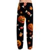 Men's Halloween Print Drawstring Lounge Pants Casual Sleepwear Pants Lightweight Comfortable Fit for Relaxing At Home or Sleep