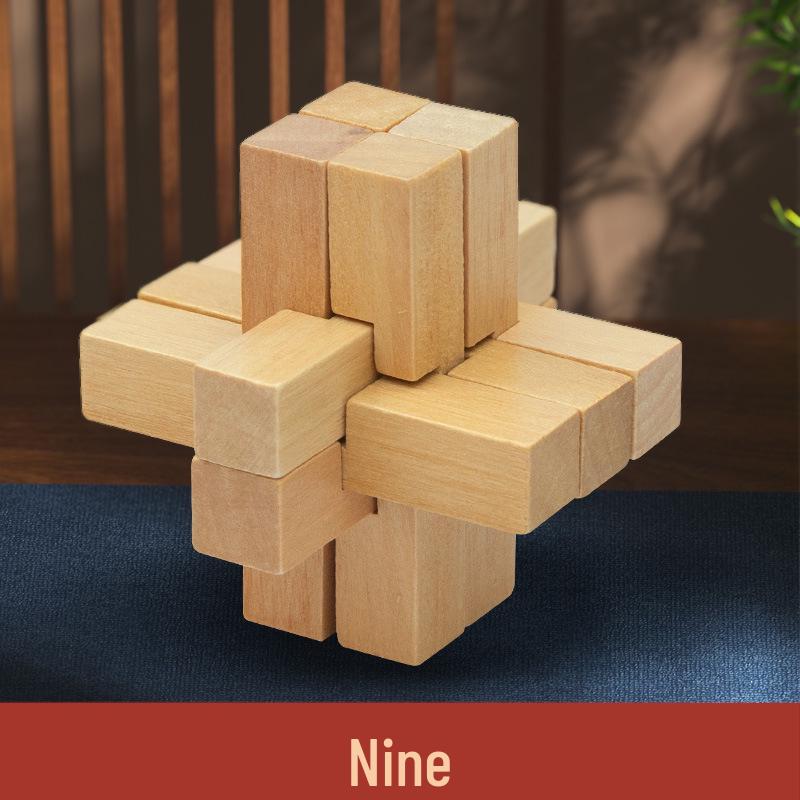 

Дерев яна головоломка Замок Конгмінга: Розвиваюча іграшка для розвитку логічного мислення та інтелекту дітей