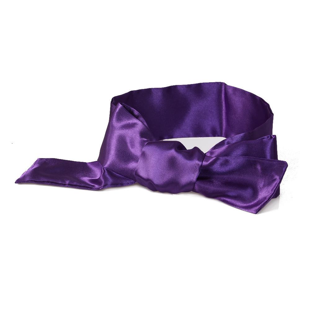 Silk Erotic Blindfold SM Restraint - 1.5m Light-Blocking for Flirting & Passion