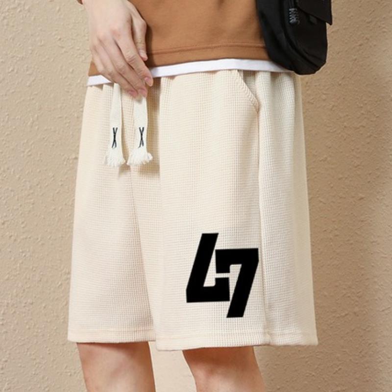 Summer  Sports Fitness Shorts Men's Basketball Game Training Running Casual Loose Quick-Drying Five-Point Pants