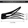 Double Grip Hair Barrettes, Stylish Metal Snap Hair Clips for Everyday and Special Occasions