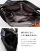 Edita Ikeda Mako Kollaboration Schultertasche für Damen, Unterteilt, Mehrere Taschen, Crossbody, A4-Format, Maschinenwaschbar, Netz, edt-172, Schwarz