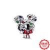 Charms Silver 925 Stitch Bead Fits 3mm Bracelet Bangle Necklace For Women Pendant Luxury DIY Jewelry Making Gift