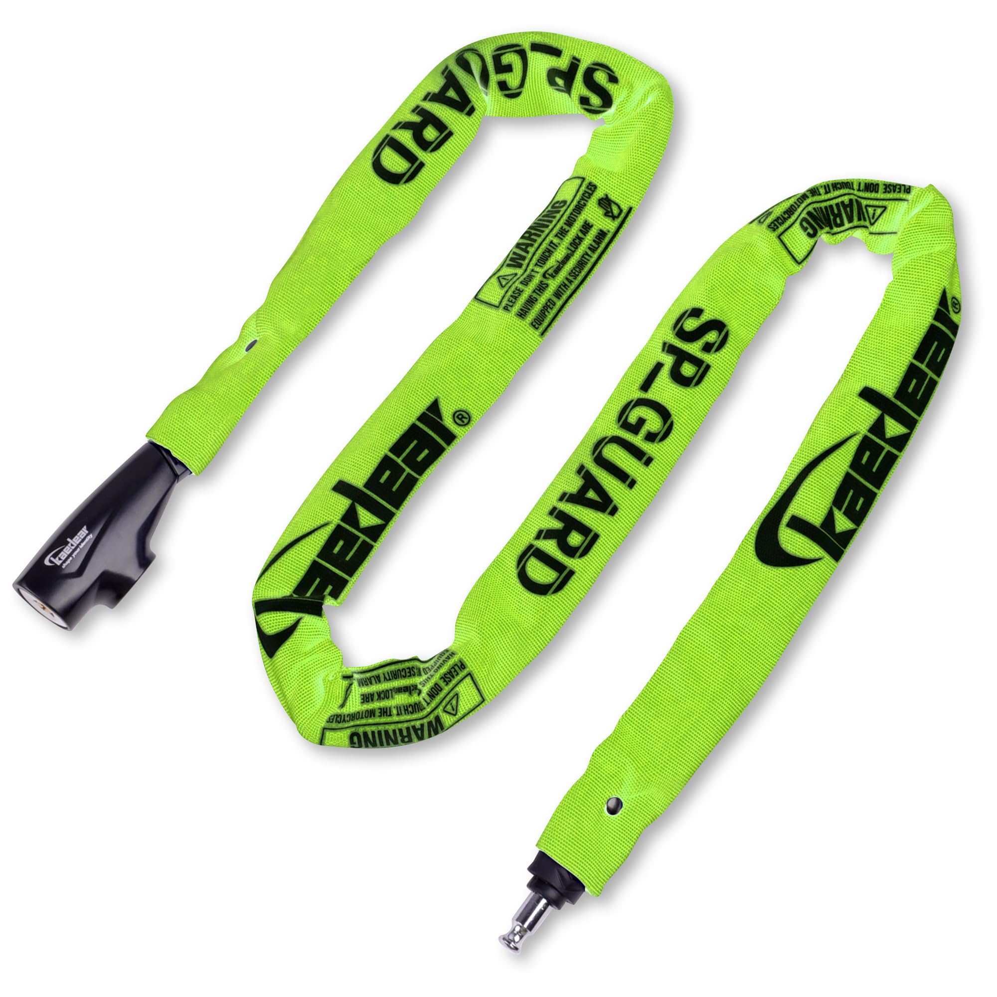 

Kaedear Мотоциклетный цепной замок с ключом 1500 мм 6 мм квадратная цепь Потеря ключа Дублирование ключа Замок, Цепь, Длина, Диаметр, Сверхпрочный цилиндр, зелёный