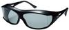AXE Over-the-Eye Sunglasses, Shiny Black X Smoke, SG605P [Sports Goods]