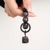 Black Awakening Lion Pendant Beaded Hand Twist Feng Shui Obsidian Bead Bracelet Men'S Women'S Wealth Good Luck Accessories