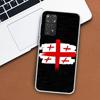 Georgia Flag Phone Case For Xiaomi Redmi Note 13 12 12S 11 11S 10 10S 9 9S 11T 11E Pro Plus 8 8T 7 + Coque Cover