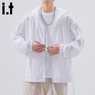 CHOCOOLATEit Men's Lightweight UV Protection Hooded Jacket