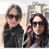 DUCO UV Protection Round UV400 Polarized Fashionable UV Size 1230 Women's Sunglasses, Blue, Protection, Lenses, Design, Protection,