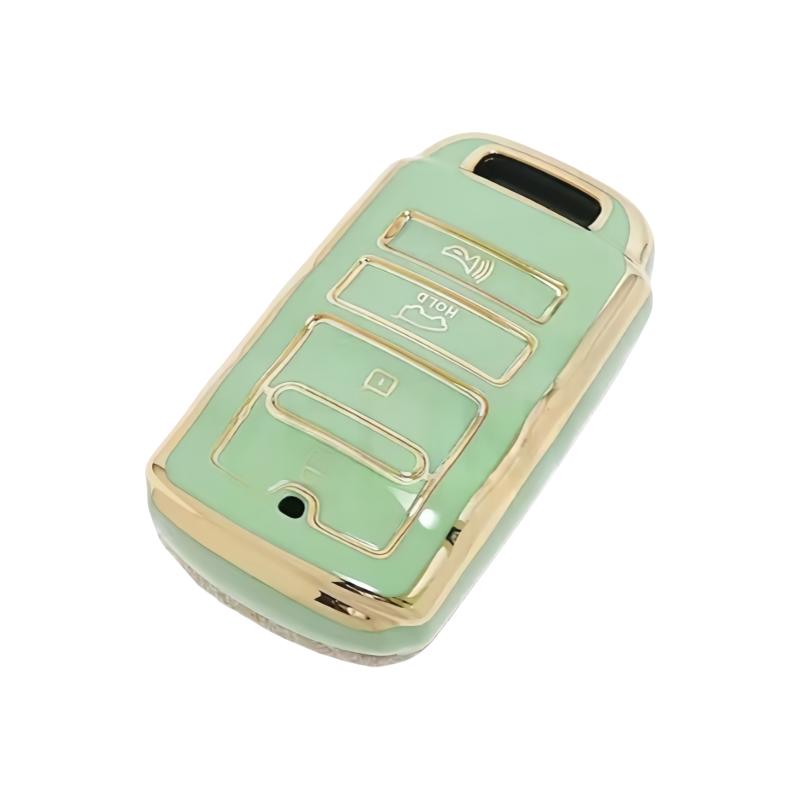 4 Buttons New Soft TPU Smart Remote Car Key Shell Case Cover  for Kia Cadenza K900 2014 2015 2016 2017 Protector Shell Keychain
