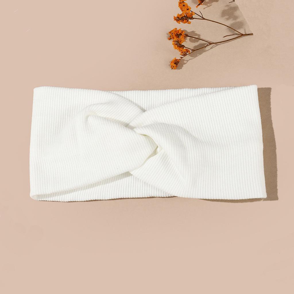 Thread elastic cotton front cross hair band Yoga headband makeup and wash headband