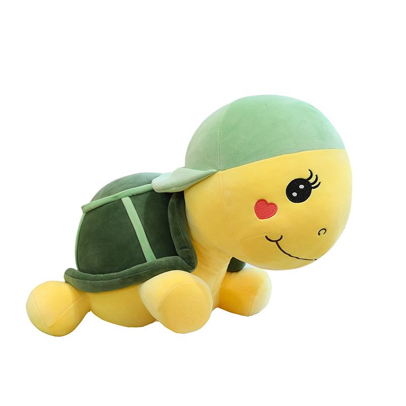 Adorável Tartaruga de Pelúcia com Capuz Almofada Presente