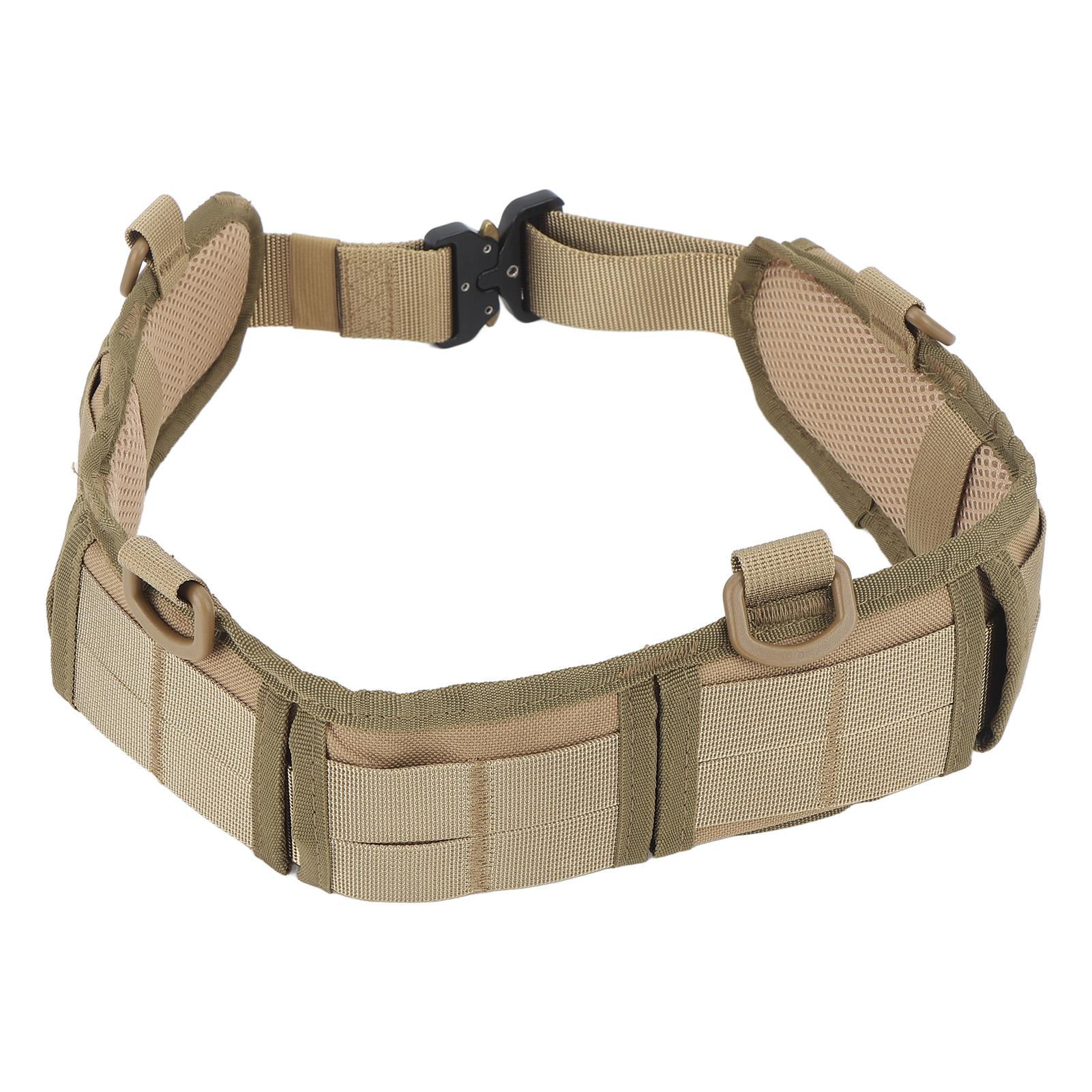 

Battle Belt Waist Belt Multifunctional Quick Release Anti Slip Nylon Aluminium Alloy Buckle Wear