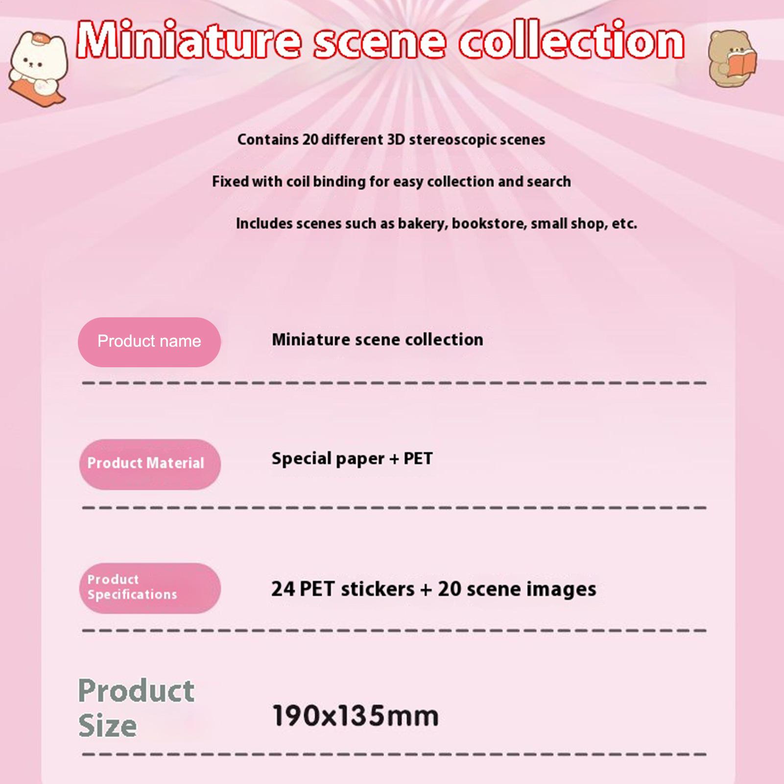 

3D Наклейка Сцена Наклейки-Сцены Для Детей Наклейка Ленты Эстетические Принадлежности Игрушки Игры Для Поделок Школьный Класс Кемпинг Путешествия CN