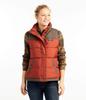 Mountain Classic Down Vest Color Block US Fit Petite Rosewood Multicolor XS Size 1000063857 [LLBE] Women's Burgundy/Light