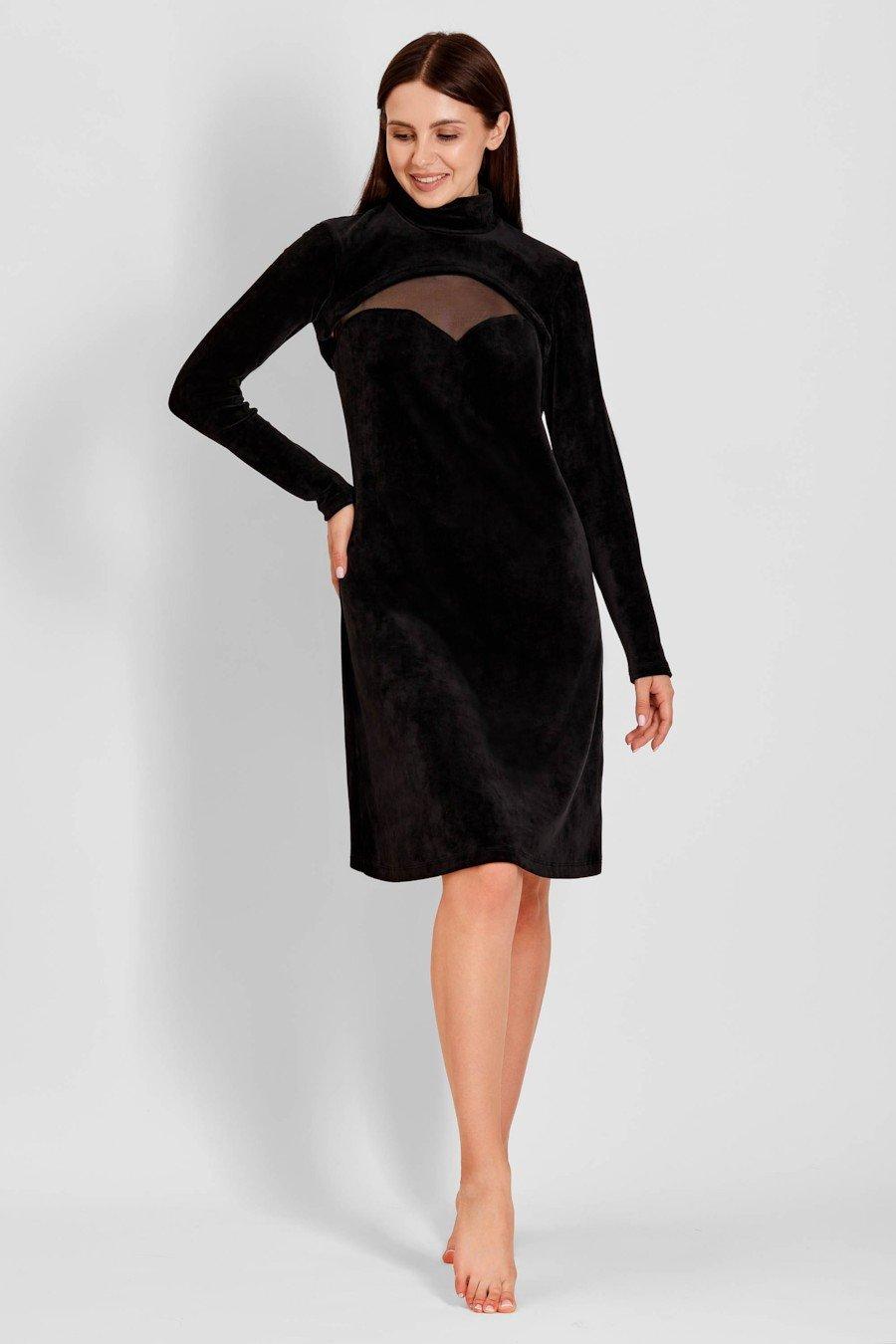 

комплект: сукня та джемпер Anabel Arto (79302) 52(3XL) прозорий колір чорний