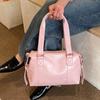 Shoulder Bag Women PU Adjustable Strap Office Daily