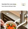 Hanging Kitchen Sink Drain Basket for Food Residue & Fruit Washing