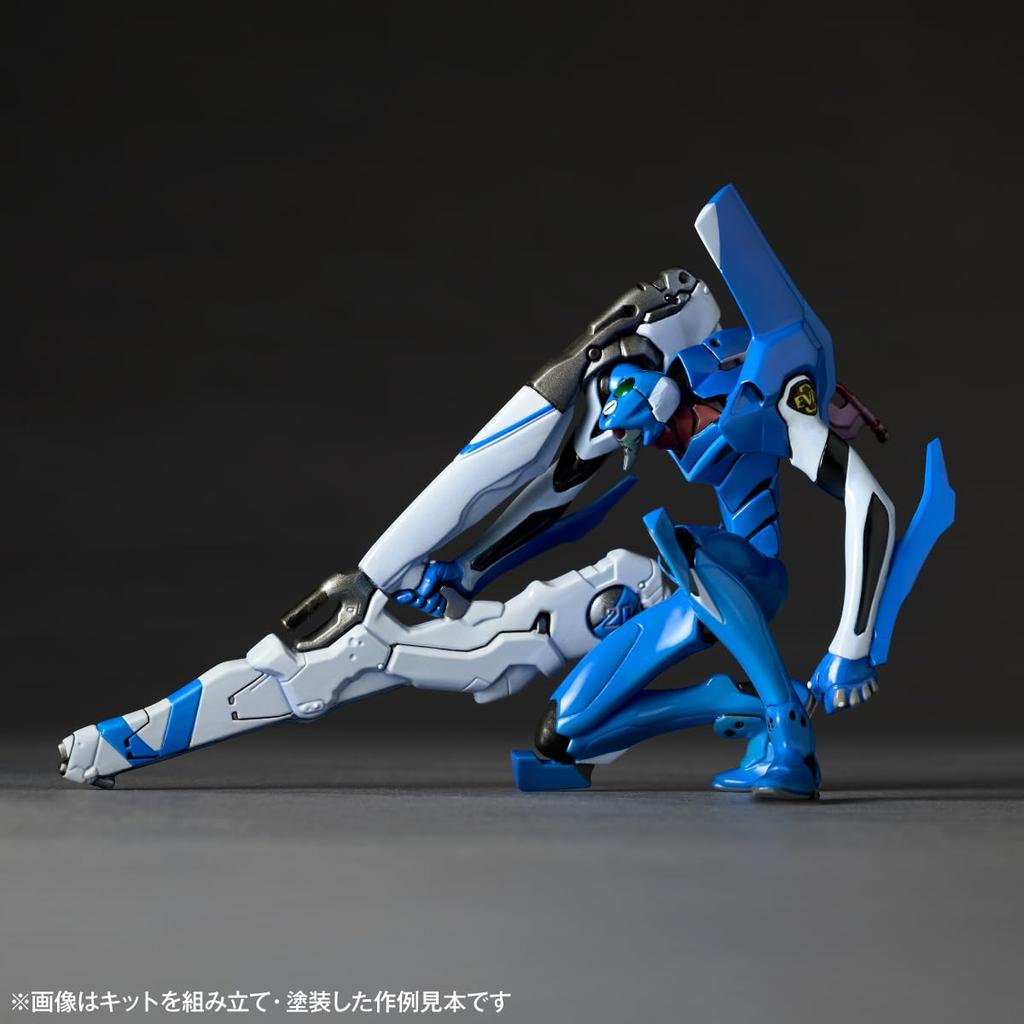 Kaiyodo Artpla SCULPTURE WORKS Evangelion Kai Intercept Unpainted Plastic Model Kit AP052 Unit-01/Unit-02/Unit-00 Tokyo-3 Non-Scale
