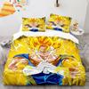 Japanese Anime Dragon Ball Bedding Set Goku Duvet Cover Comforter Bedclothes Single Twin Full Queen Size 3D Kids Adult Boys Gift