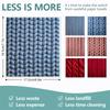 Cleaning Cloth Reusable Kitchen Dish Towels Eco-friendly Microfiber Knitted Print Dishcloths Lint Free Washable Duster Rags Tea Towels 9*7inch