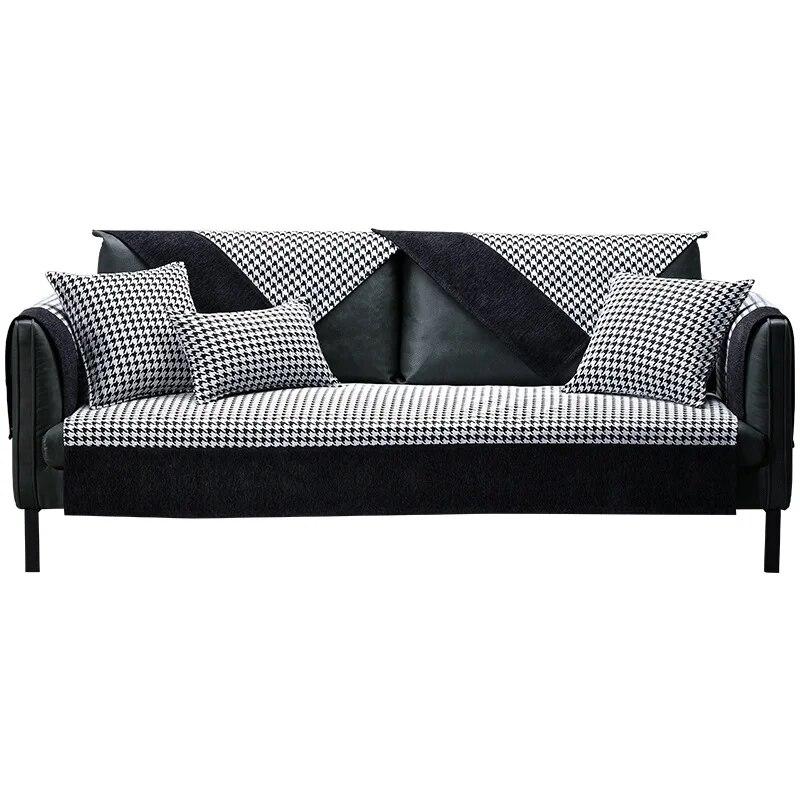 New Nordic Sofa Cover Pet Dog Kids Sofa Mat Combination Corner Couch Towel Non Slip Couch Slipcover Sofa Cushion for Living Room