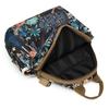 Oxford Print Rucksack Damen Wasserdicht Pendler Reisetasche Multifunktionsrucksack