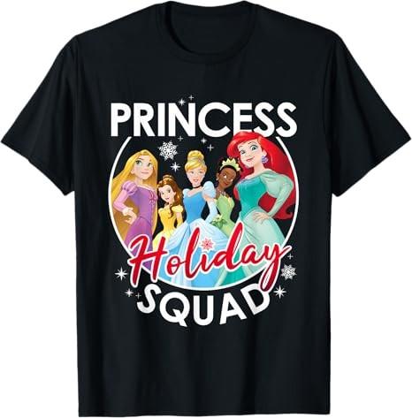 Princess Holiday Squad Black TShirt S