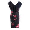 2025 European & American Slim Fit Fake Two-Piece Printed Summer Dress for Women