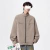 Men's Retro Stand-up Collar Jacket - 2025 Spring/Autumn Casual Fashion 