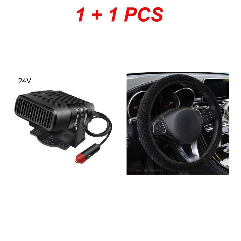 12V/24V 120W Car Heater Mutifunction Portable Fast Heating 360 Rotation Windshield Defogging Demister Defroster Heater