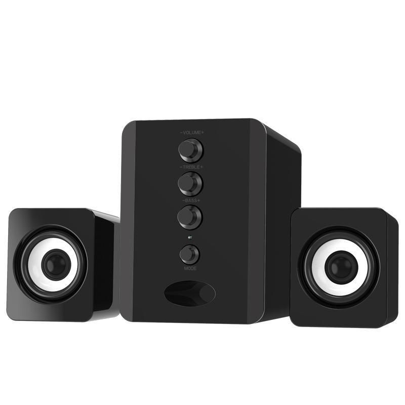SADA D-202 Mini Subwoofer: USB 2.1 Small Speaker for Desktop, Laptop, and Mobile Devices