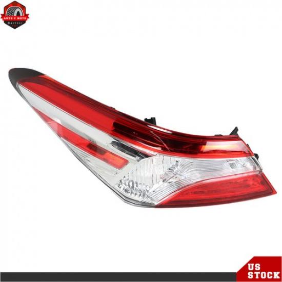 Driver / Left Side Halogen Tail Light Assembly Fit For 2018- Toyota Camry