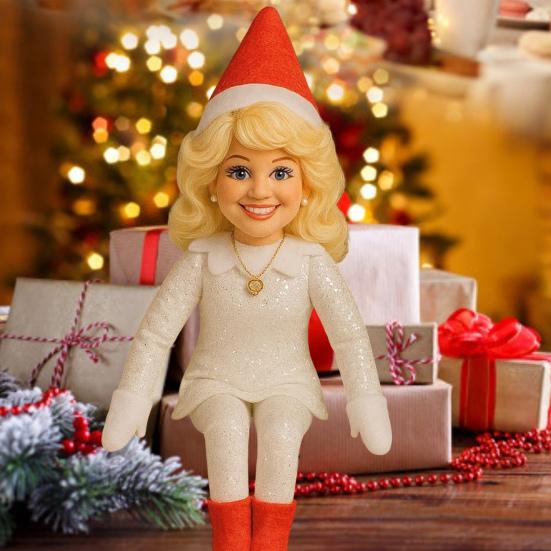 Christmas Elf Doll Plush Toy Fine Workmanship Handcrafted Stuffed Elf Toy Christmas Birthdays Decoration Elf Figurine Ornament