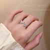 Premium Butterfly Zircon Women’s Ring: Luxury, Niche, Fashionable, Simple Index Finger Design