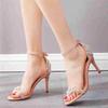 Women Shoes Sandals Summer Open toe Thin High Heels White Luxury Rhinestones Wedding Shoes Bride Dress Pumps