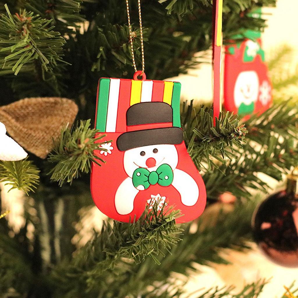 Skarpety świąteczne, Dekoracje na choinkę, Zawieszki, Dekoracje skarpet świątecznych, Prezenty, Miękkie gumowe pierniczki, Bałwany.