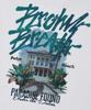 BROWNBREATH Tropical Crush Tag Tee - White