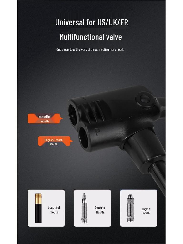 Jingding Portable Electric High-Pressure Pump for Bicycles and Cars