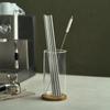 Estebanhof Stainless Steel Straw Cleaning Brush Set 30cm Straight 4P + Cleaning Brush 1P