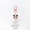 Adorable Pink Panda Keychain & Bag Pendant – Cute, Versatile Accessory