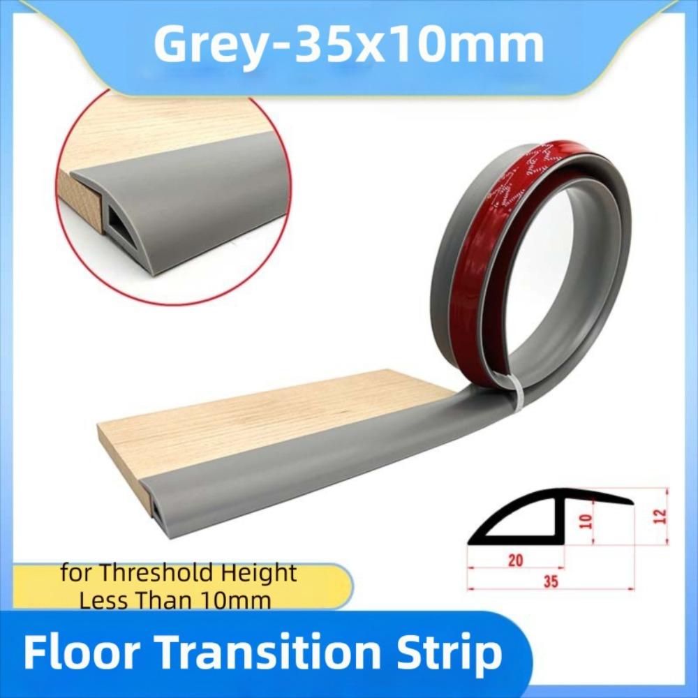 Carpet to Tile Floor Transition Strip Wear-resistant Self Adhesive Edging Trim Strip Household Cuttable Divider Strip Doorway