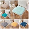 Chair Mat Zipper Design Comfortable Seat Cushion Easy To Clean Strap Fixed Chair Cushion for Home Office