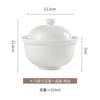 Creative Ceramic Cup Yulong Yipin Stew Cup Pumpkin Cup Hotel Restaurant Household Soup Soup Cup White Porcelain With Lid