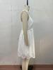 2026 New European American Summer Halter Lace Sleeveless White Dress for Women